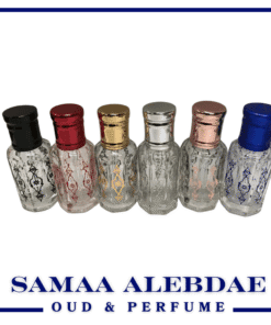 تولات فارغة نحاسي ميل زجاج 12مل -12قطعة