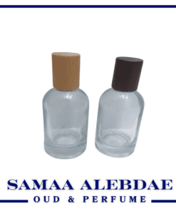 علب زجاج عطور شفاف فارغة 50مل