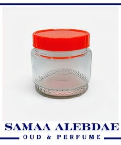 علب بحور مبسوس شفاف بغطاء أحمر 500جرام 12قطعة