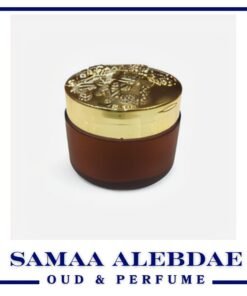 علب بخور بني غطاء ذهبي