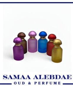 علب قزاز عطور فارغة لف متعدد الالوان 50مل