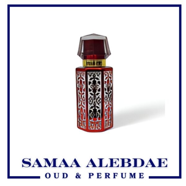 علب زجاجات عطور فارغة احمر 50مل