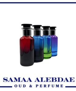 علب زجاجات عطور ملونه فارغة بعدة الوان - 12 قطعة