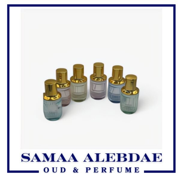 علب قزاز عطور فارغة لف متعدد الالوان 30مل