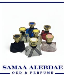 علب قزاز عطور فارغة لف متعدد الالوان 30مل