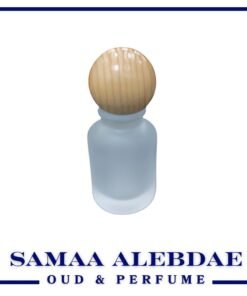 قارورة زجاج ثلجي بغطاء خشبي أنيق 50مل